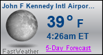 Weather Forecast for John F Kennedy International Airport, NY