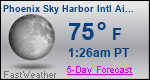 Weather Forecast for Phoenix Sky Harbor International Airport, AZ
