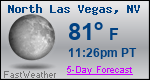 Weather Forecast for North Las Vegas, NV