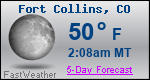 Weather Forecast for Fort Collins, CO