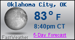 Weather Forecast for Oklahoma City, OK