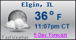 Weather Forecast for Elgin, IL