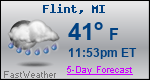 Weather Forecast for Flint, MI