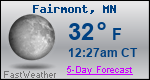 Weather Forecast for Fairmont, MN