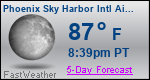 Weather Forecast for Phoenix Sky Harbor International Airport, AZ