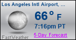 Weather Forecast for Los Angeles International Airport, CA