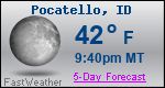 Weather Forecast for Pocatello, ID