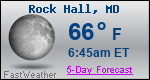 Weather Forecast for Rock Hall, MD