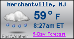 Weather Forecast for Merchantville, NJ