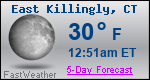 Weather Forecast for East Killingly, CT
