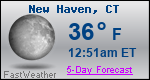 Weather Forecast for New Haven, CT