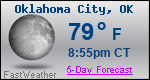 Weather Forecast for Oklahoma City, OK