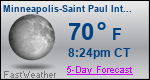 Weather Forecast for Minneapolis-Saint Paul International Airport, MN