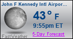 Weather Forecast for John F Kennedy International Airport, NY