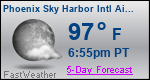 Weather Forecast for Phoenix Sky Harbor International Airport, AZ