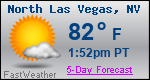 Weather Forecast for North Las Vegas, NV