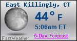 Weather Forecast for East Killingly, CT
