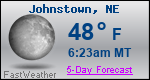 Weather Forecast for Johnstown, NE