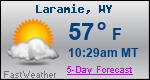 Weather Forecast for Laramie, WY