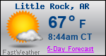 Weather Forecast for Little Rock, AR