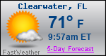Weather Forecast for Clearwater, FL