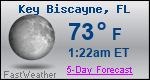 Weather Forecast for Key Biscayne, FL