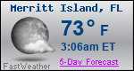 Weather Forecast for Merritt Island, FL