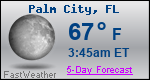 Weather Forecast for Palm City, FL