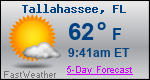 Weather Forecast for Tallahassee, FL
