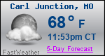Weather Forecast for Carl Junction, MO