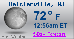 Weather Forecast for Heislerville, NJ