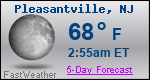 Weather Forecast for Pleasantville, NJ
