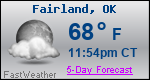 Weather Forecast for Fairland, OK