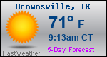 Weather Forecast for Brownsville, TX