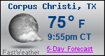 Weather Forecast for Corpus Christi, TX