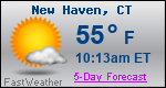 Weather Forecast for New Haven, CT