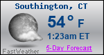 Weather Forecast for Southington, CT