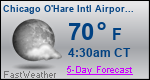 Weather Forecast for Chicago O'Hare International Airport, IL