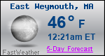 Weather Forecast for East Weymouth, MA