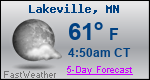 Weather Forecast for Lakeville, MN