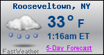 Weather Forecast for Rooseveltown, NY