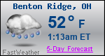 Weather Forecast for Benton Ridge, OH