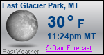 Weather Forecast for East Glacier Park, MT