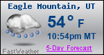 Weather Forecast for Eagle Mountain, UT