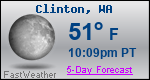 Weather Forecast for Clinton, WA