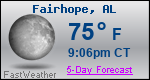 Weather Forecast for Fairhope, AL