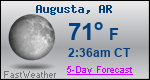Weather Forecast for Augusta, AR