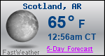 Weather Forecast for Scotland, AR