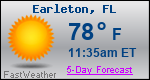 Weather Forecast for Earleton, FL