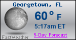 Weather Forecast for Georgetown, FL